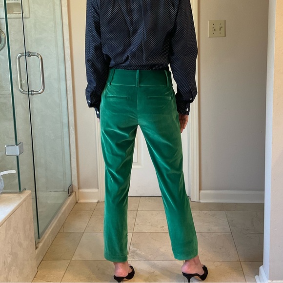 Alice + Olivia Velvet pants, button & zip front, side & back pockets, loops Sz 2 - Picture 4 of 13